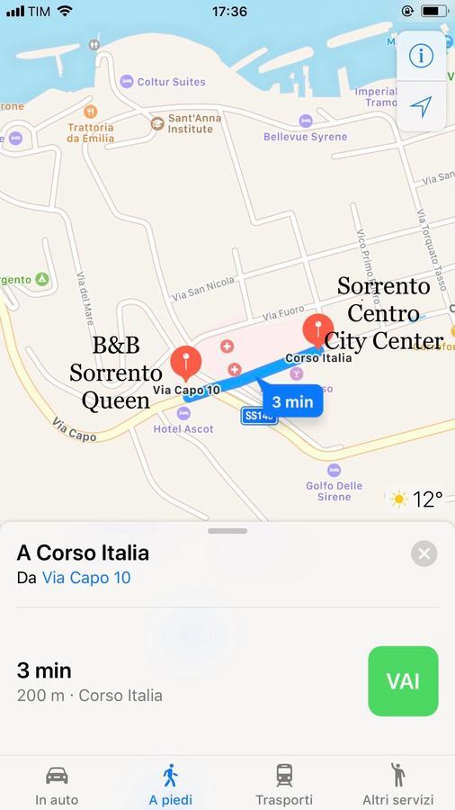 B&B Sorrento Queen Exterior photo